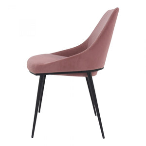 Sedona Dining Chair Pink Velvet -M2