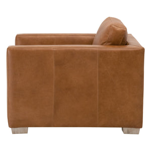 Hayden Leather Taper Arm Sofa Chair
