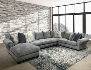Gray Sectional - Curated By Norwood