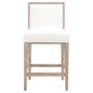 Martin Counter Stool in LiveSmart Peyton-Pearl, Natural Gray