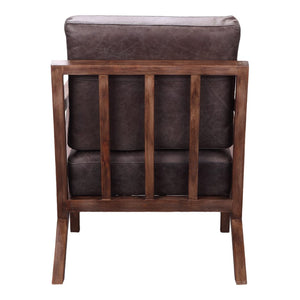 Drexel Arm Chair in Nimbus Black Leather