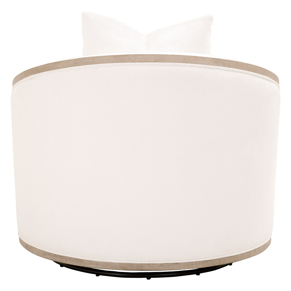 Backside of Swivel Club Chair