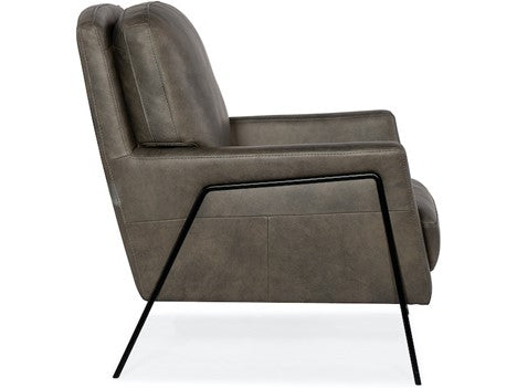 Hooker Furniture Amette Metal Frame Leather Chair