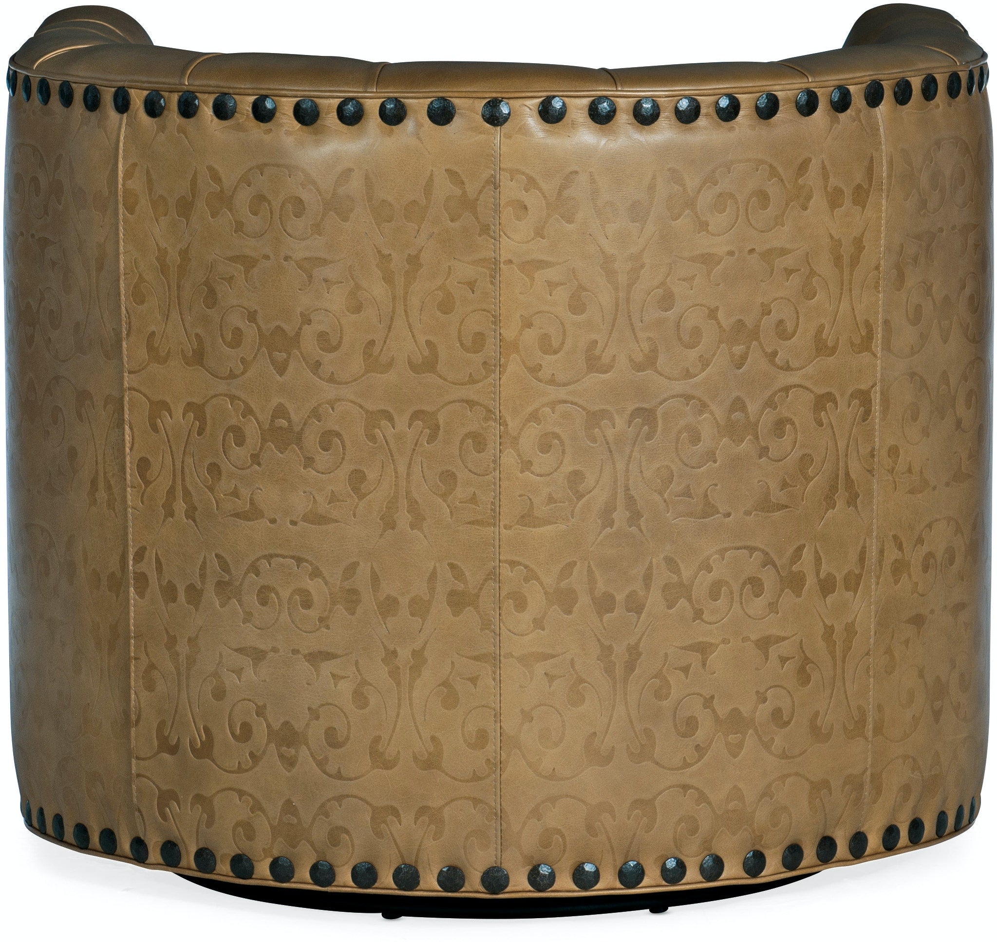 Hooker Furniture Living Room Lennox Tufted Swivel Chair