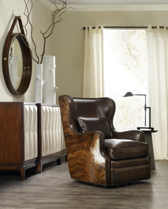 Hooker Furniture Living Room Wellington Swivel Club Chair