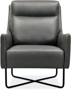 Hooker Furniture Metal Frame Club Chair - Leather