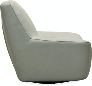 Hooker Furniture Living Room Maneuver Leather Swivel Chair