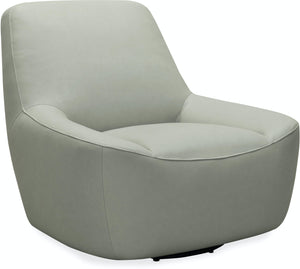 Hooker Furniture Living Room Maneuver Leather Swivel Chair