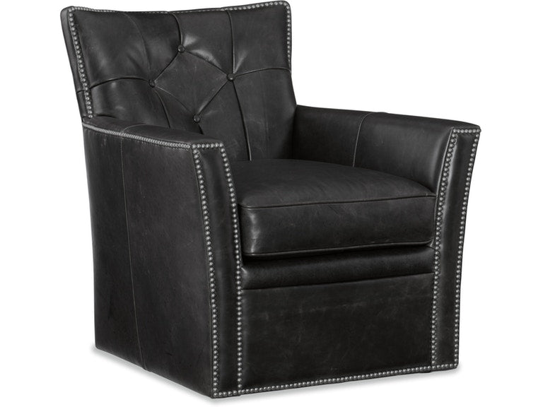 Hooker Furniture Living Room Conner Swivel Club Chair