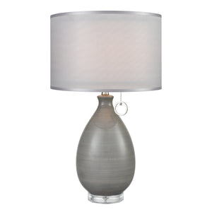 Clothilde 26'' High 1-Light Table Lamp - Gray