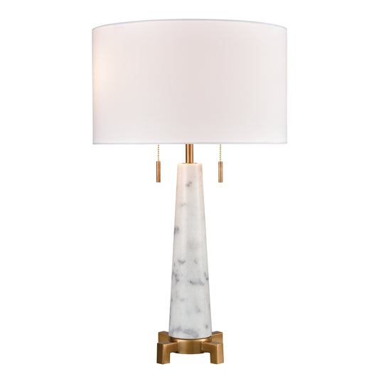 Rocket 27'' High 2-Light Table Lamp - Aged Brass