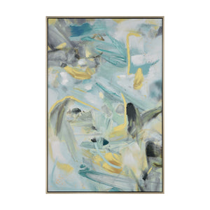 Trumpet Floral Abstract Framed Wall Art