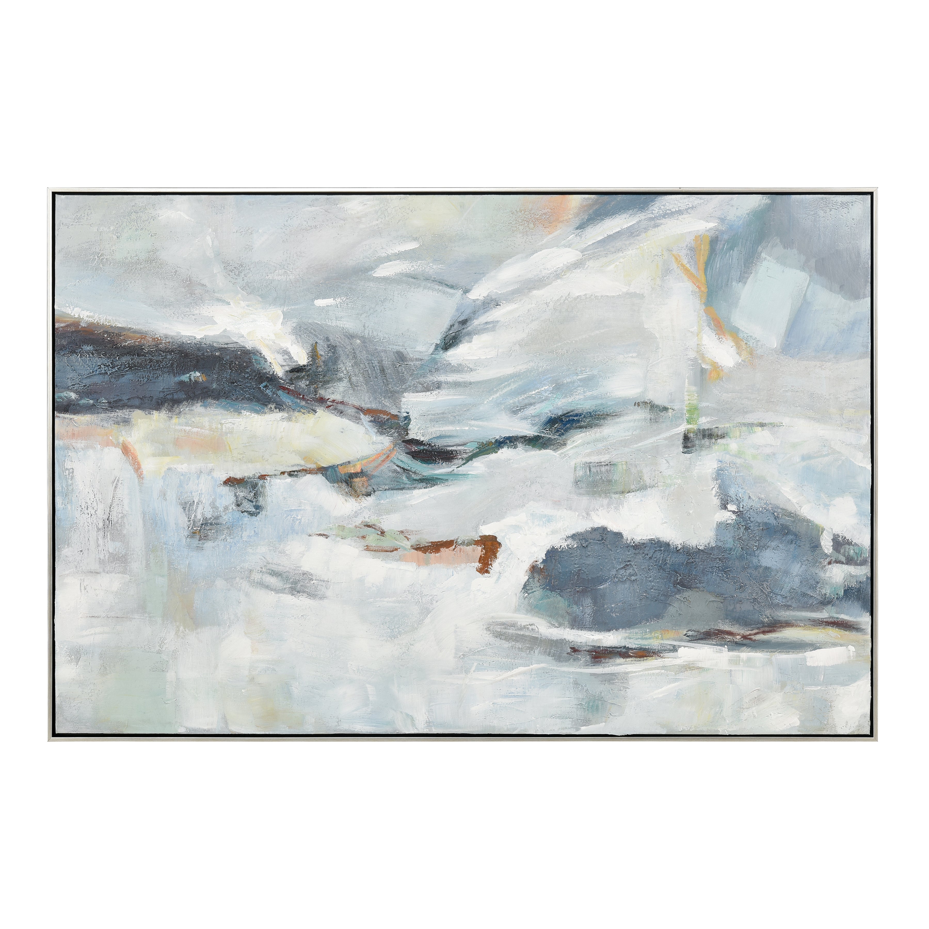 Seawater Abstract Framed Wall Art