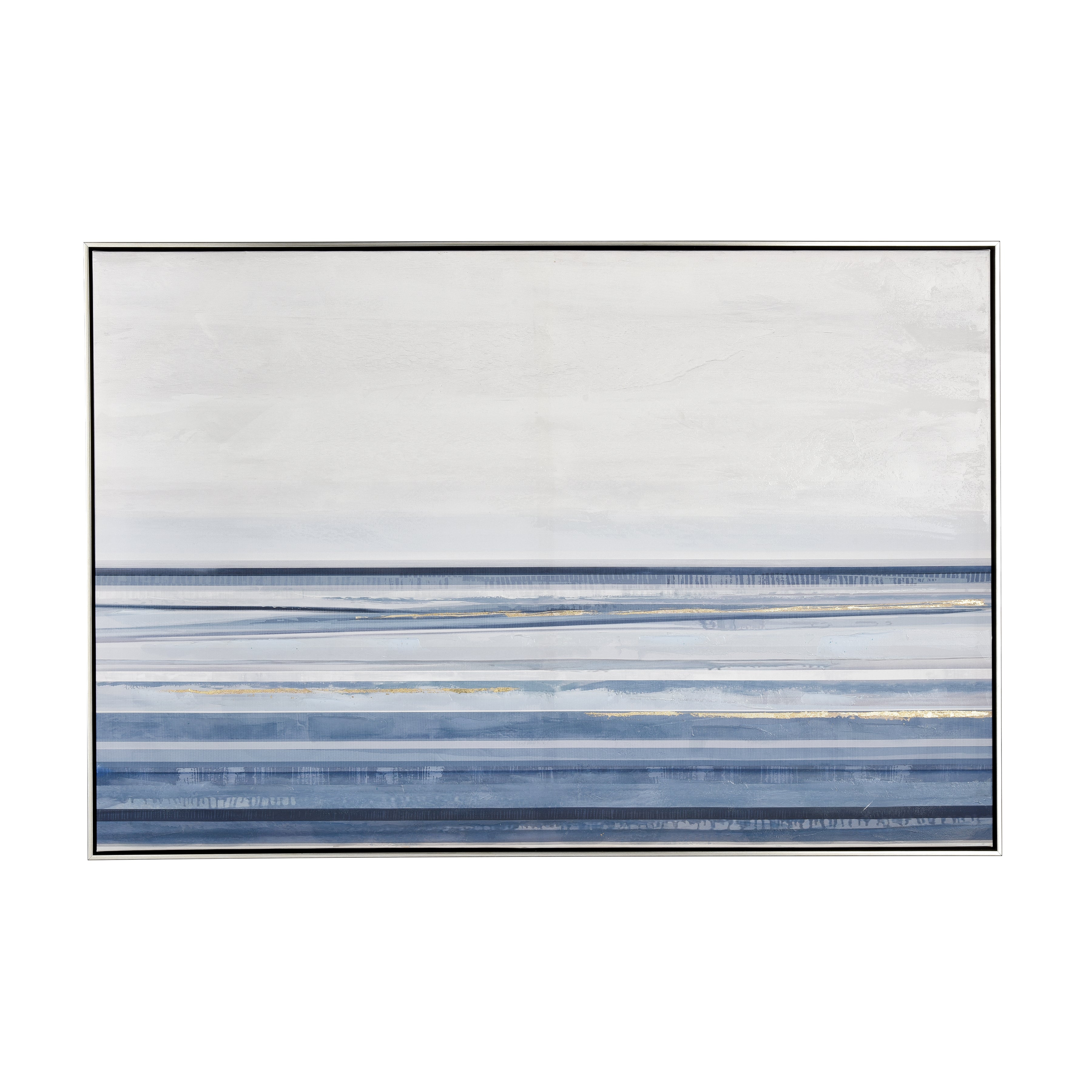 Plage Abstract Framed Wall Art